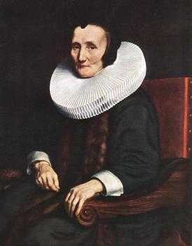 Nicolaes Maes : Portrait of Margaretha de Geer, Wife of Jacob Trip